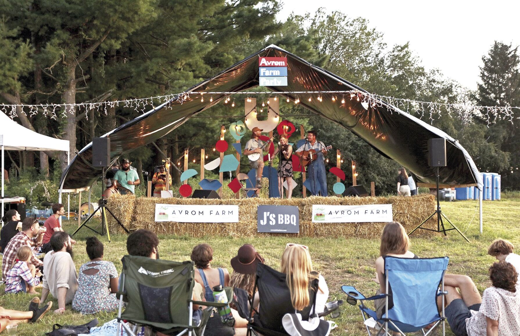 Avrom Farm Party 2019 stage